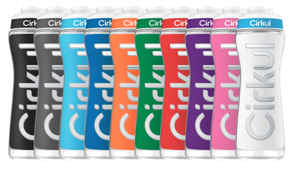 22oz. Grip Squeeze Plastic Bottle & Sport Lid