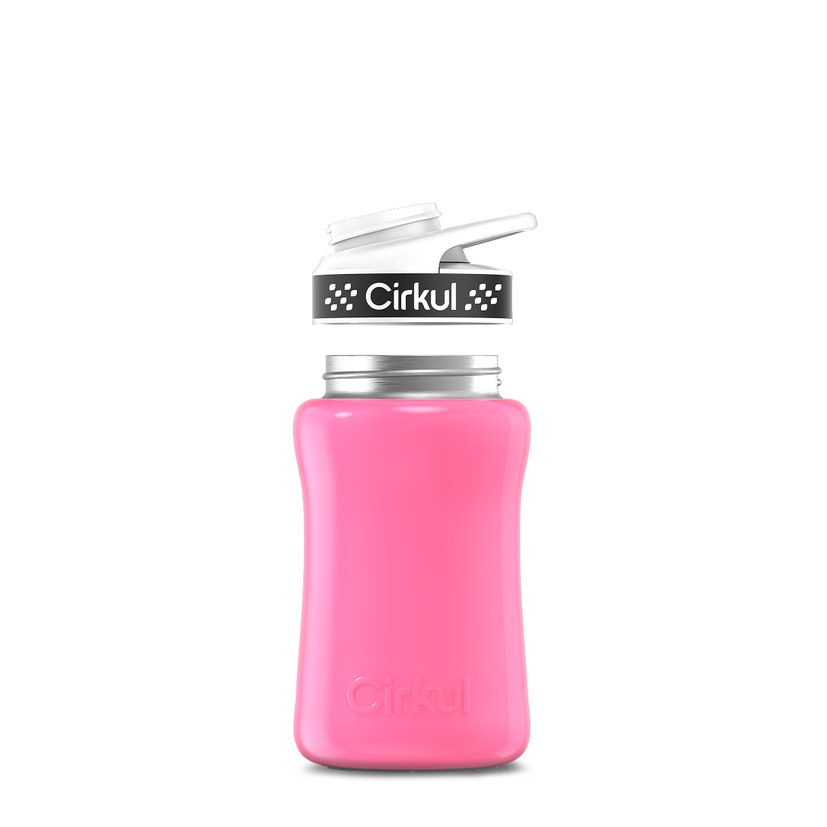 12oz. Stainless Steel Bottle & Comfort Grip Lid