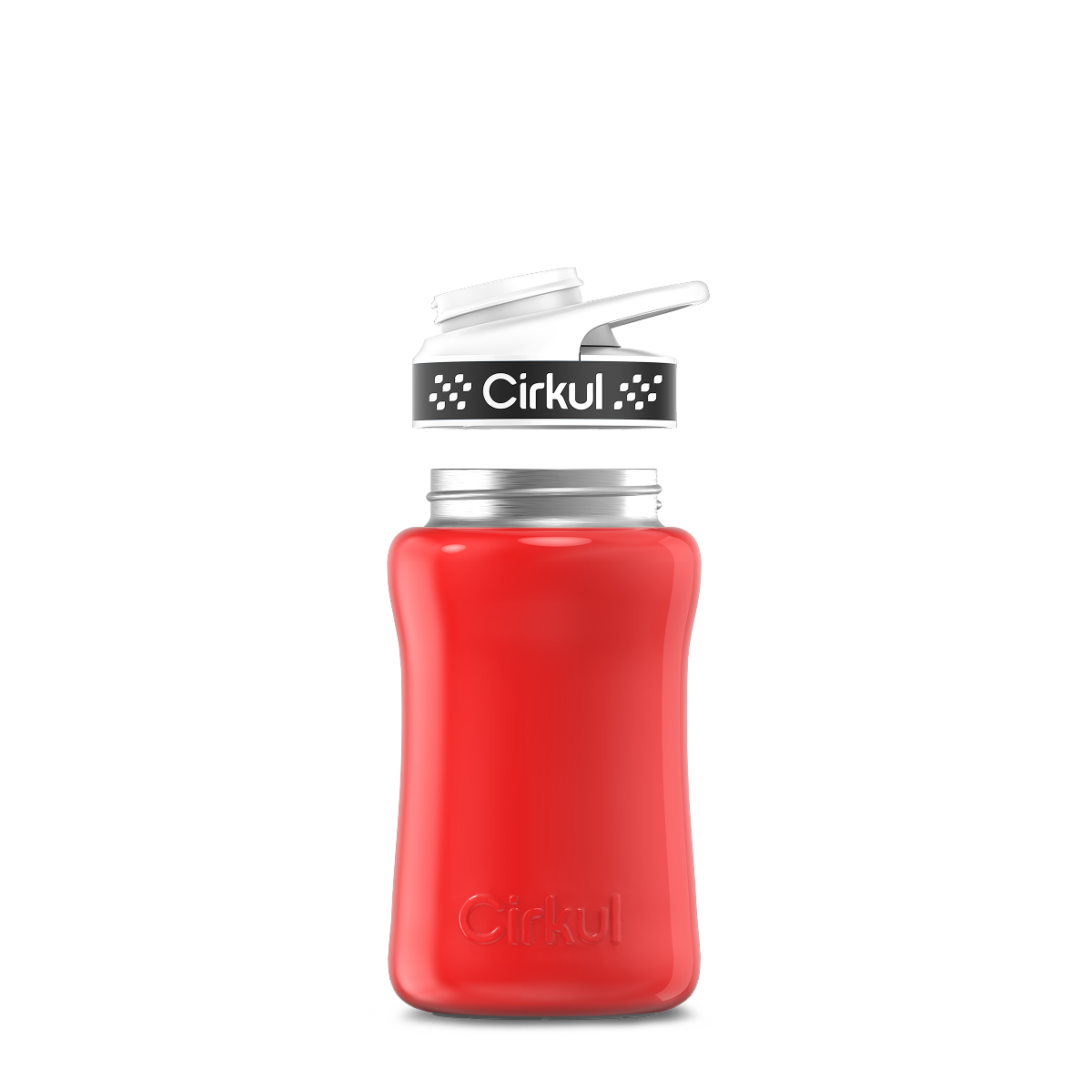 12oz. Stainless Steel Bottle & Comfort Grip Lid