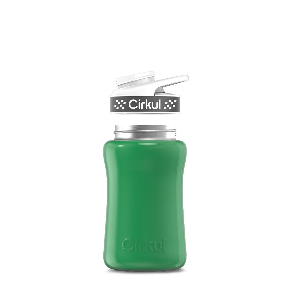 12oz. Stainless Steel Bottle & Comfort Grip Lid