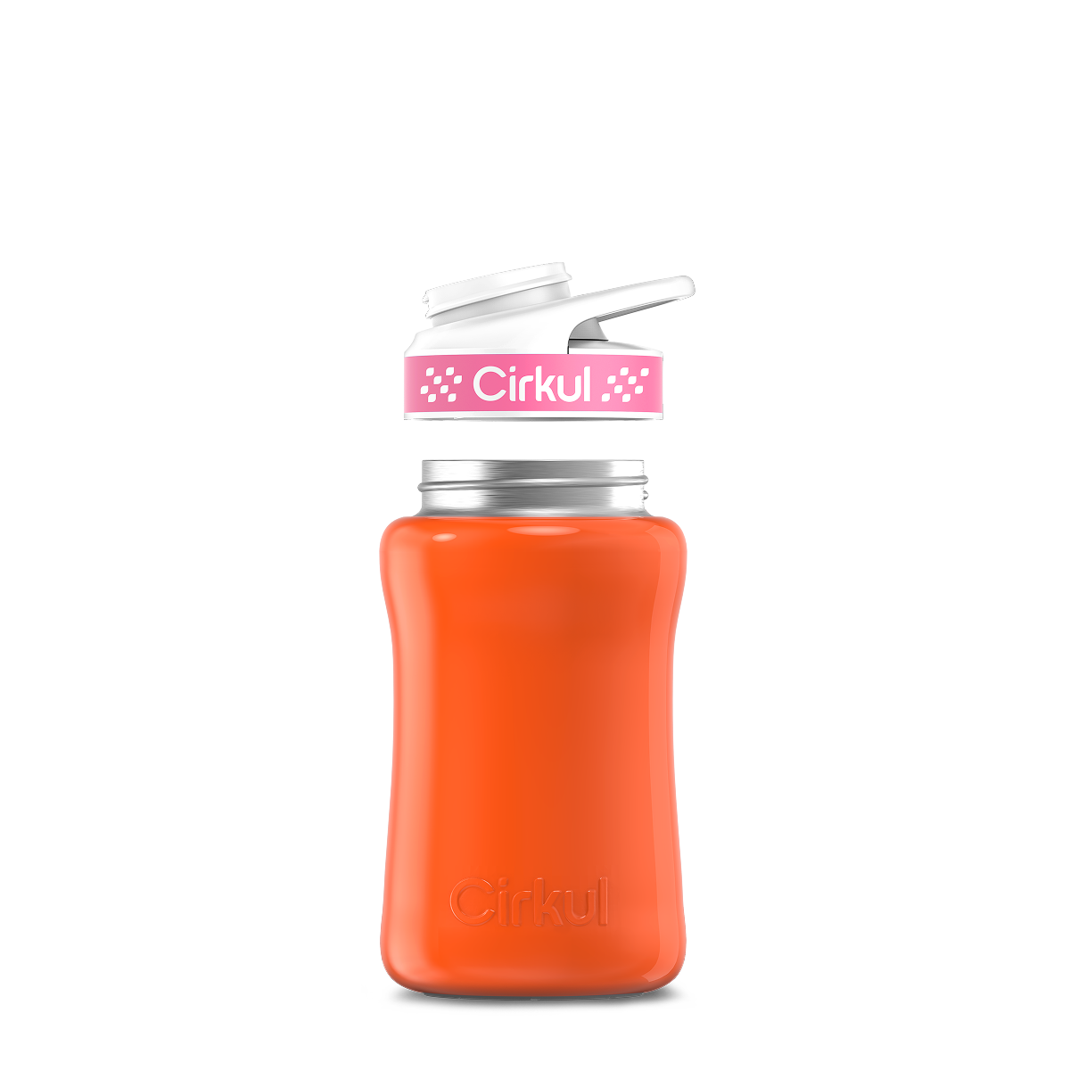 12oz. Stainless Steel Bottle & Comfort Grip Lid