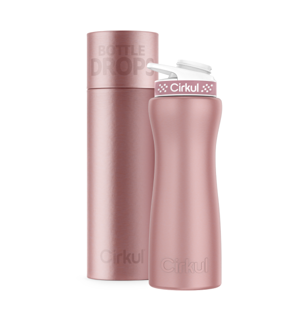 Limited Edition: 22oz. Rose Gold Stainless Steel Bottle & Lid