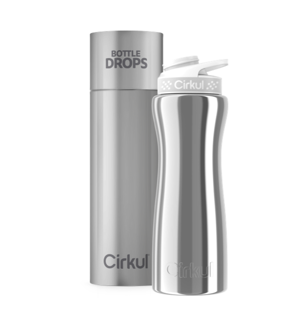 Limited Edition: 22oz. Silver Chrome Stainless Steel Bottle & Lid